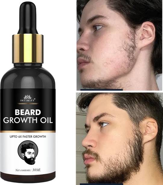 INTIMIFY Beard Oil for men to promote thicker,longer & softer beard & mustache growth Hair Oil