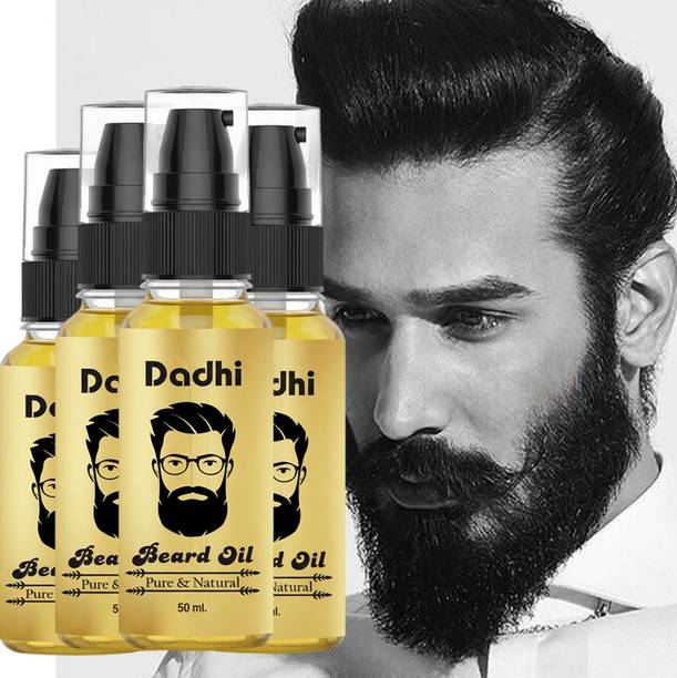 Dadhi Beard Growth Oil 50ml (Pack of 4) | 11 Oil Blend Hair Oil