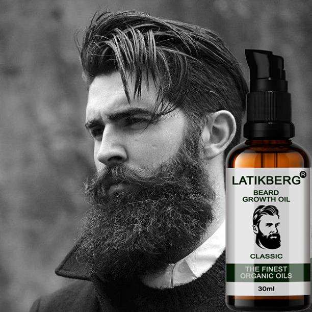 LATIKBERG | 20x Faster Growth and Thick Beard | Chemical Free Beard Care  Hair Oil