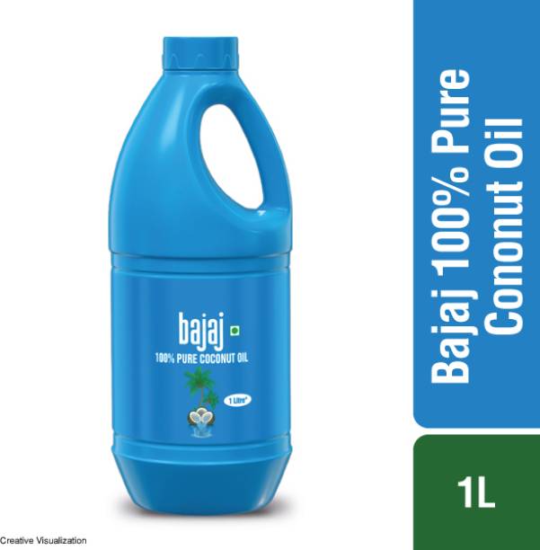 BAJAJ 100% Pure Coconut Oil 1 litre Hair Oil Price in India