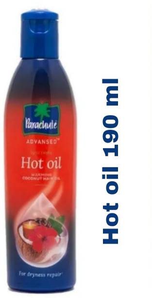 Parachute Advanced hot oil with coconut hair oil*190ml*(pack of 1) Hair Oil