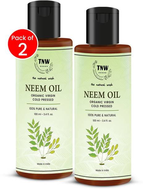 TNW - The Natural Wash Neem Hair Oil | Cold Pressed | Skin & Hair | Anti-Dandruff Hair Oil