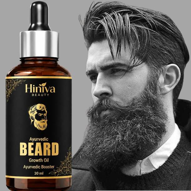 Hiniva Beauty Beard Moisturizing Oil for Dry Skin Relief and Soft Beard Feel Hair Oil