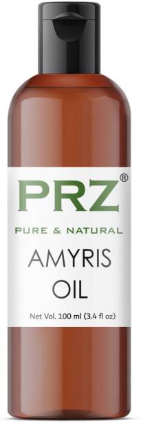 PRZ Amyris Essential Oil (100ML) - Pure Natural & Undiluted For Skin Care & Hair Care Hair Oil
