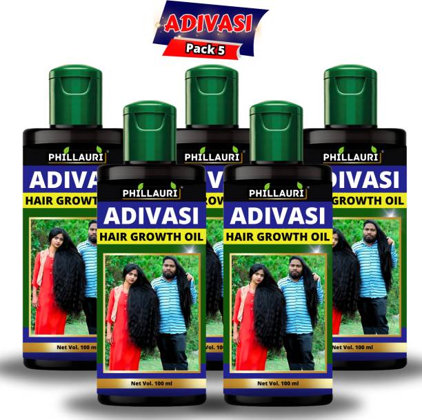 Phillauri Adivasi Neelambari hair care Adivasi Best hair growth oil 100ML (Pack of 5) Hair Oil
