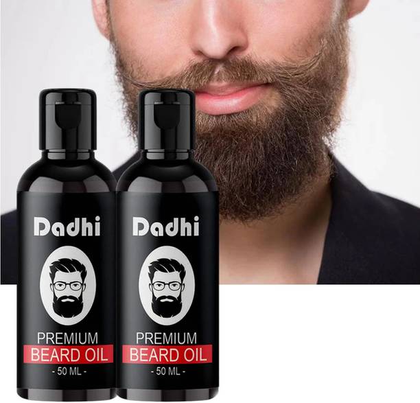 Dadhi Beard Oil – 50ml Grooming Solution for Patchy Beard (Pack of 2) Hair Oil