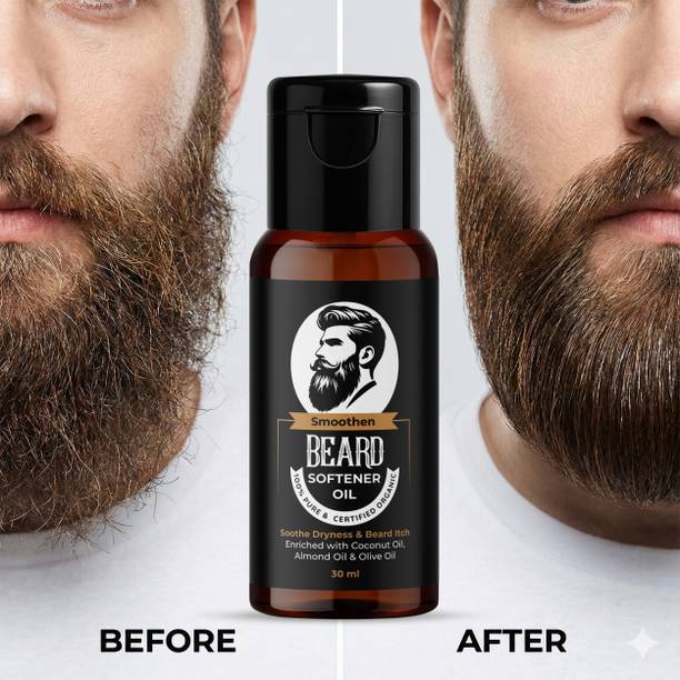 ONEAL Natural Beard Softening Oil - Enriched with Argan & Vitamin E for Men (30ml) Hair Oil