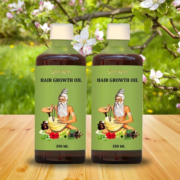 Growkesh NEELGIRI Hair Oil For Hair Growth & Controls Hair fall For Men & Women Hair Oil