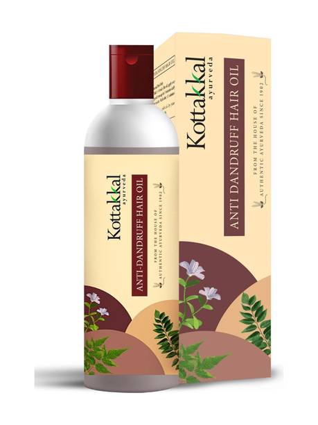 Kottakkal ayurveda Anti-Dandruff Hair Oil, Paraben & Sulphate Free, No Artificial Color & Fragrance Hair Oil