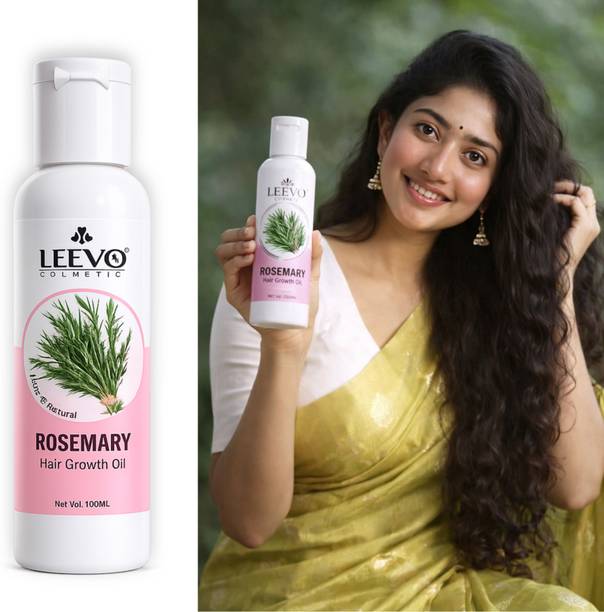 LEEVO Natural Rosemary Herbal Hair Growth Oil for Strong and Healthy Hair Hair Oil