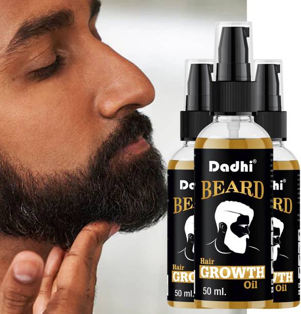 Dadhi Beard Oil – 50ml Grooming Essential for Modern Beard Care (Pack of 3) Hair Oil