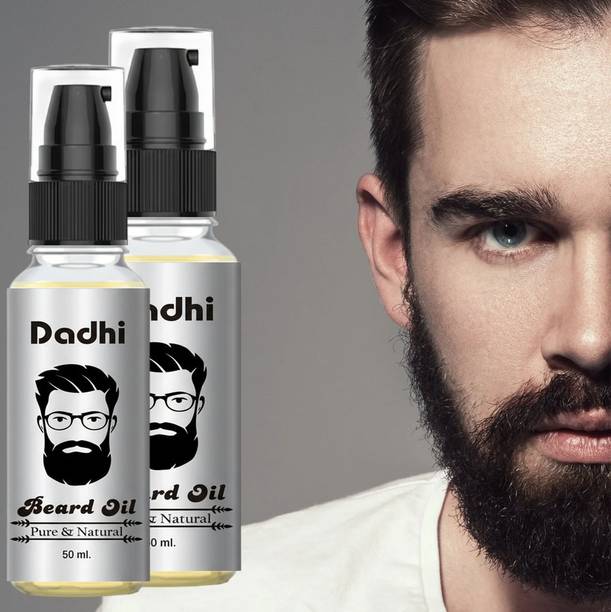 Dadhi SV Beard Oil Pack of 2 | Helps Reduce Dryness & Improve Beard Texture Hair Oil