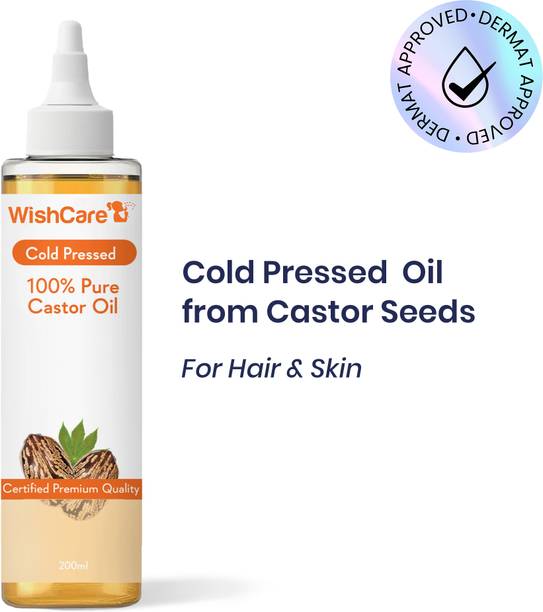 WishCare Premium Cold Pressed Castor Oil For Hair and Skin Hair Oil