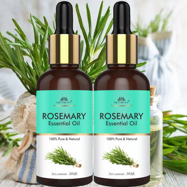 INTIMIFY Rosemary Essential Oil for Hair Growth, Hair Fall Control (Pack of 2) Hair Oil