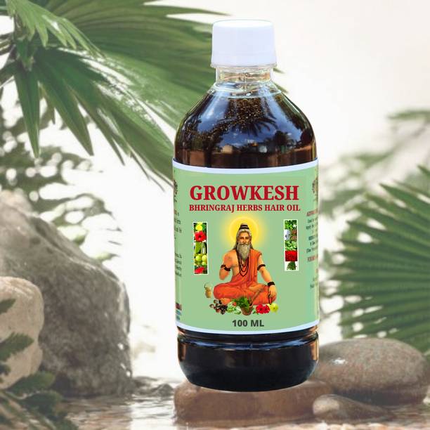 Growkesh Bhringraj Best Long Hair & Hair fall Control Hair Oil