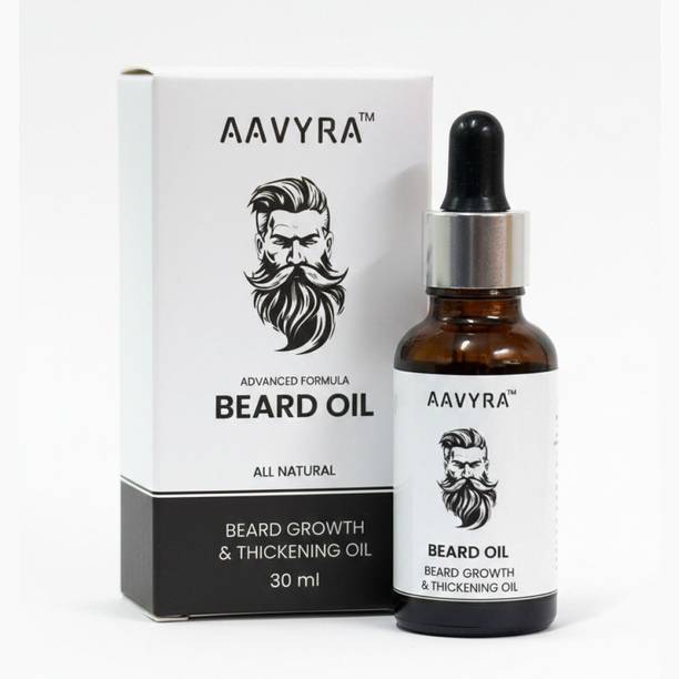 AAVYRA Advanced Beard Growth Oil | Vitamin E, B6 & Argan for Thick Beard Hair Oil