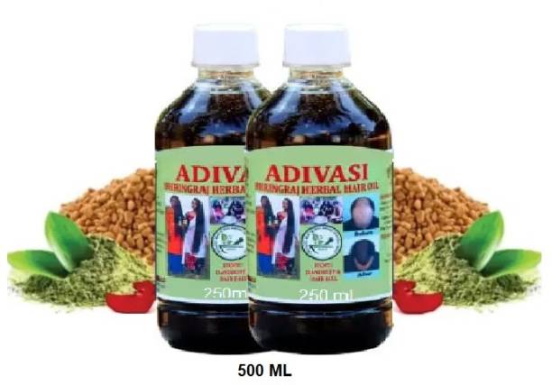 Adivasi bhringraj herbal hair growth oil(500ml) Hair Oil