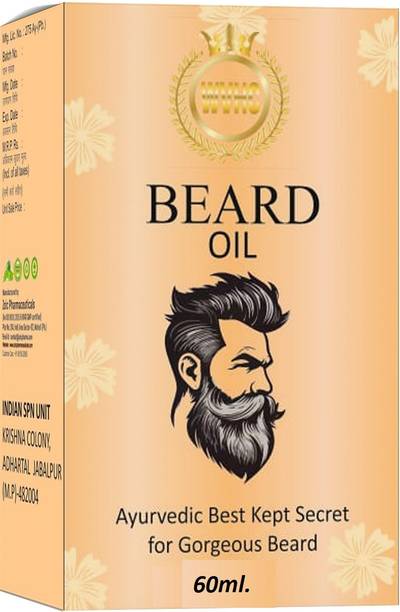 wvhc Natural Beard Oil for Men | Restores Shine & Softness | Hair Oil