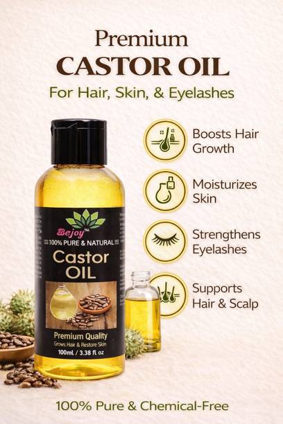 Bejoy Castor Oil – Smooth & Silky Skin Formula Hair Oil