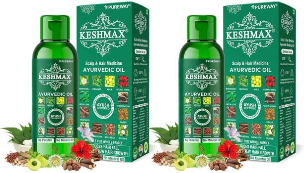 KESHMAX Ayurvedic Medicinal Oil (Pack of 2) Hair Oil