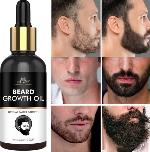 INTIMIFY Beard Growth Oil, Get a Thick and Long Beard Hair Oil