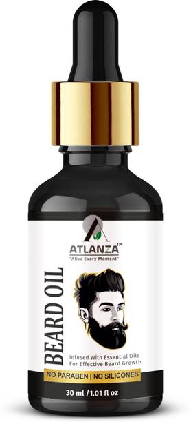 ATLANZA Classy Beard Look and super Faster Bread Growth Oil Hair Oil