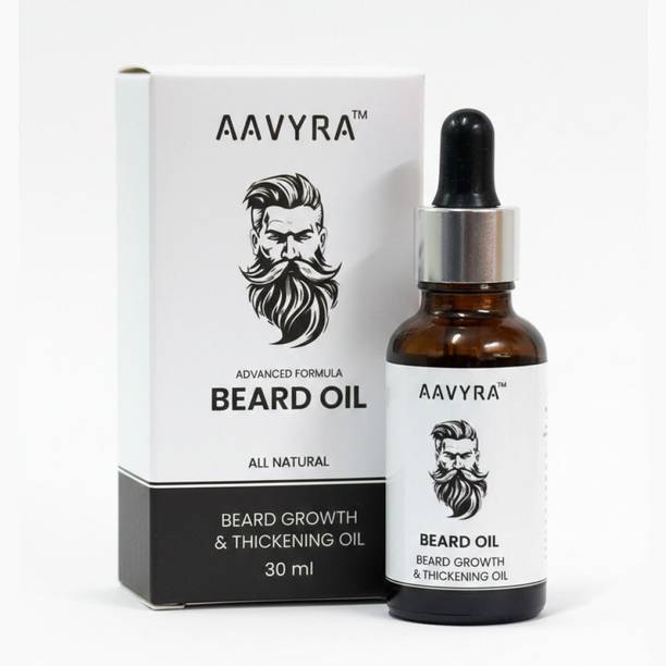 AAVYRA Advanced Beard Growth Oil | Vitamin E, B6 & Argan for Thick Beard Hair Oil