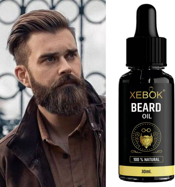 Xebok Beard Oil for Natural Moustache and Beard Growth Hair Oil