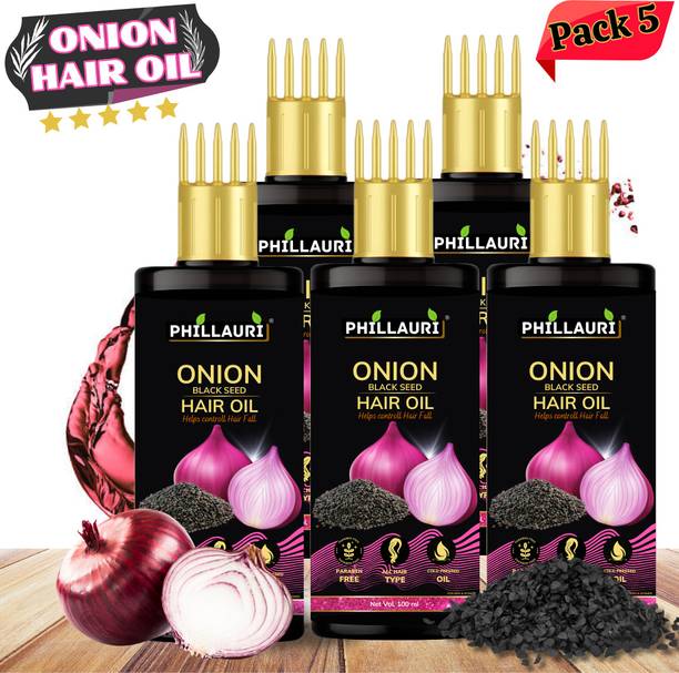 Phillauri Red Black Seed Onion Hair Oil For Smooth & Shiney Hair Oil