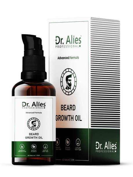 Dr. Alies Professional Fast & Advanced Beard & Mustache Growth Oil for Men | 20x Faster Growth and Thick Beard And Mustache | Chemical Free Beard Care Hair Oil