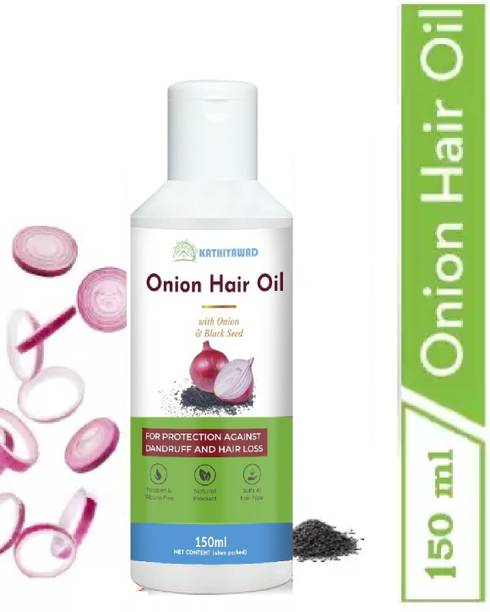 Kathiyawad Onion Oil for Hair Regrowth Hair Oil (150 ml...