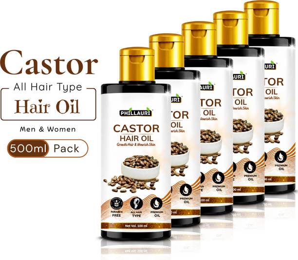 Phillauri Castor Hair Oil | Hair Oil for Hair Nourishment | Suitable for All Hair Types Hair Oil