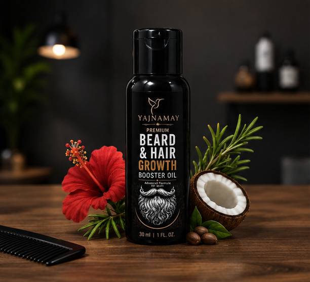 YAJNAMAY Premium Beard & Hair Care Oil for Men Everyday Use Pack of 1 Hair Oil