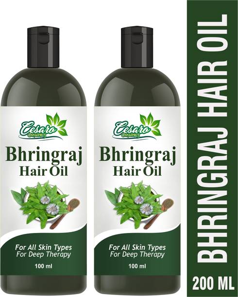 Cesaro Organics Bringha Ayurvedic for Hair Fall Control & Hair Growth Hair Oil