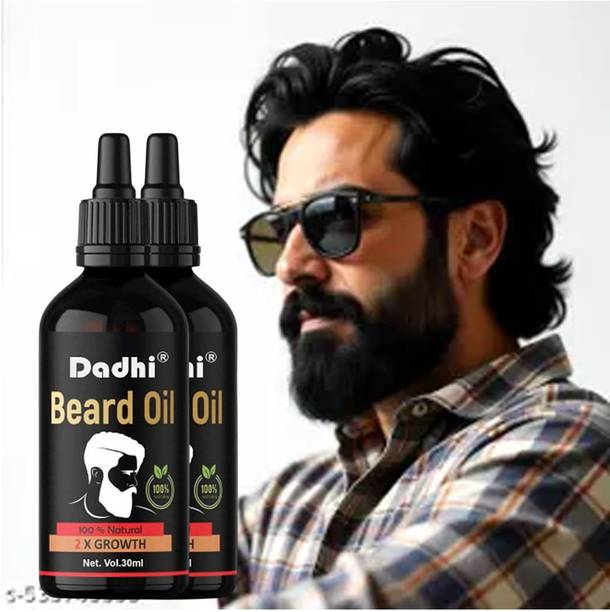 Dadhi Beard Oil Fast-Grow Beard hair Growth combo (PAck of 2) Hair Oil