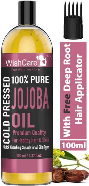 WishCare 100% Pure Cold Pressed Jojoba Oil (100 ml)