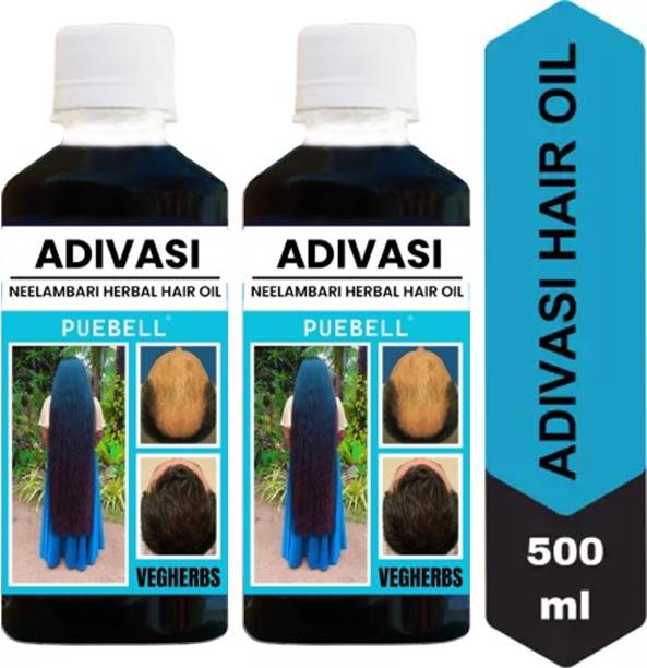 Puebell Adivasi Neelambari herbal Hair Oil 500ml Hair Oil (500 ml) Hair Oil