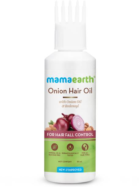 Mamaearth Onion Hair Oil for Hair Regrowth & Hair Fall Control Hair Oil
