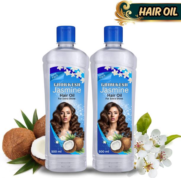 Growkesh Jasmine Essential Oil 100% Pure & Natural Hair Oil