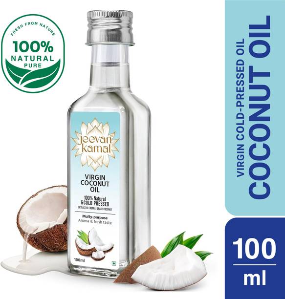 Jeevan Kamal Virgin Coconut Extract | Pure Cold-Pressed Formula for Nourishing Skin and Hair Oil
