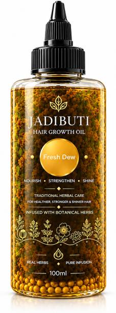 Fresh Dew Jadibuti Hair Growth Oil 100ml | Rosemary, Bhringraj, Brahmi | Hair Fall Care Hair Oil