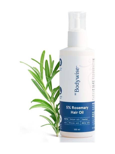 Be Bodywise 5% Rosemary Hair Oil for Stronger Hair & Nourished Scalp Hair Oil