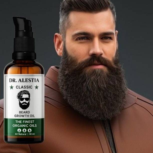 dr. alestia Professional Beard Growth Oil for strong & heallthy beard growth Hair Oils Hair Oil