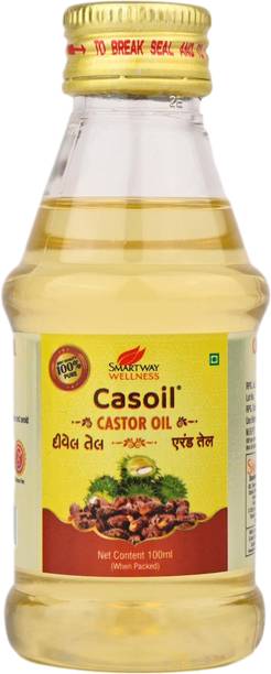 smartway wellness Casoil 100% Pure Castor Oil – (Cold Pressed, Multi-Purpose Use) Hair Oil