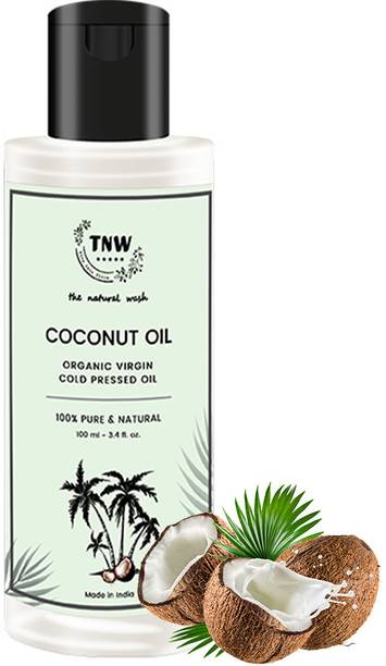 TNW - The Natural Wash Virgin Coconut Oil | Cold Pressed Oil | Skin & Hair Oil | Pure Hair Oil