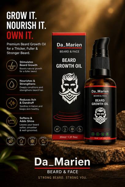Da_marien professionals Da_Marien Men's Beard & Hair Growt Oil Fhor Growth & Thicker Beard Hair Oil