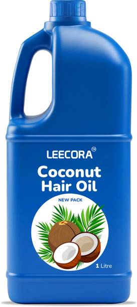 Leecora Coconut Oil 1 litre, India's No.1 Coconut Hair Oil. Hair Oil