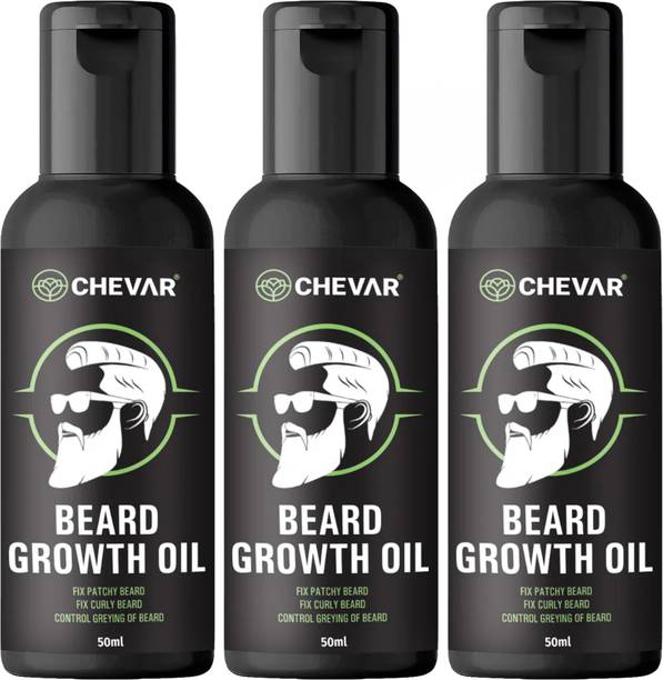 Chevar Beard oil Pure Beard Growth Hair Oil 100% Natural Oil Used Beard Hair Oil