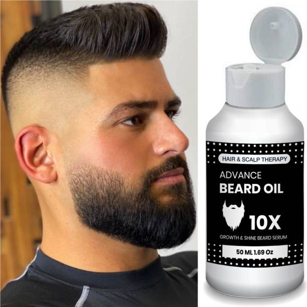 10x Beard Elixir Oil 50ml (Lavender) - 11 Oils Blend Supports Beard Repair & Growth Hair Oil