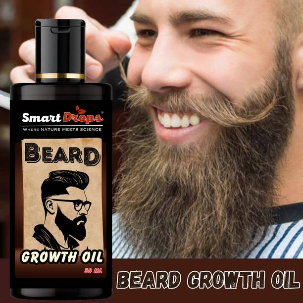 smartdrops Pure Beard Growth Hair Oil 100% Natural Oil Used Beard oil Hair Oil